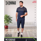 ست لباس راحتی مردانه هیراد مدل تیشرت و شلوارک کد 40765
